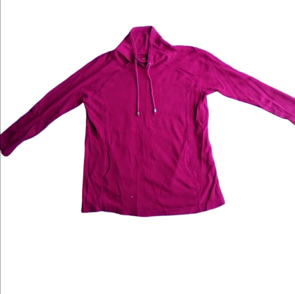 St Johns Bay Burgundy Long Sleeve Hoodie